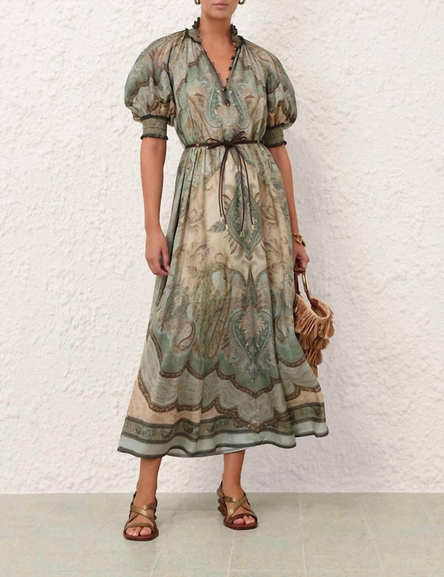 Zimmermann - Wanderlust Billow Midi Dress