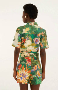 Farm Rio - Ecovero Linen Floral Romper