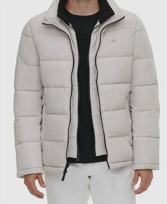 Calvin Klein - Classic Bib Detail Puffer Jacket
