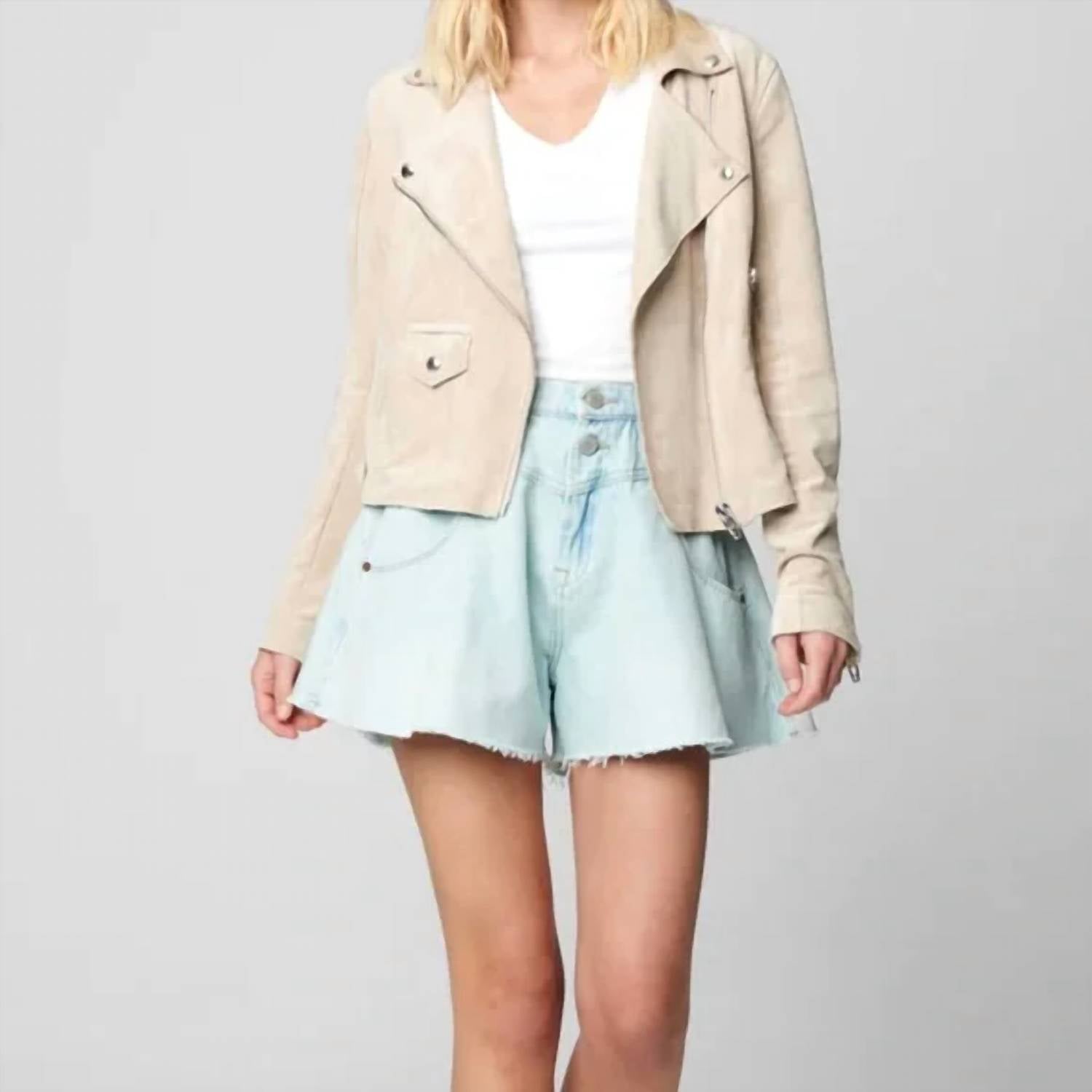 Blanknyc - Faux Suede Moto Jacket
