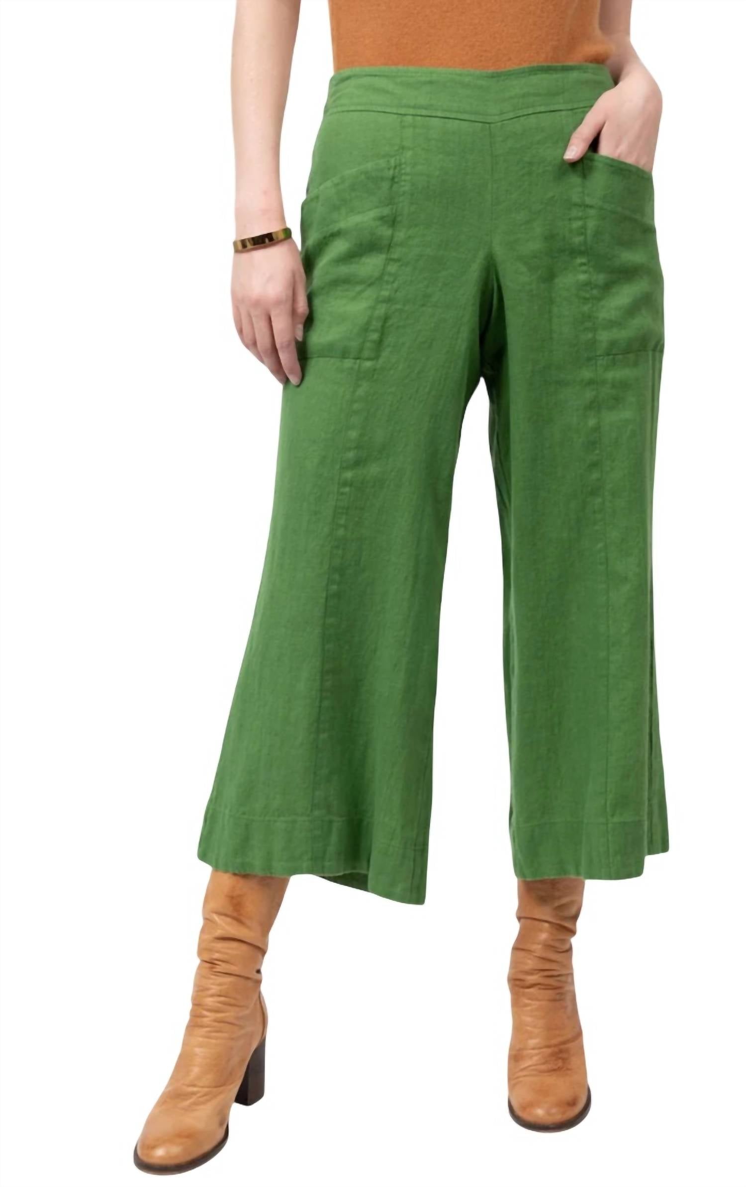 Ivy Jane - Linen Crop Pant
