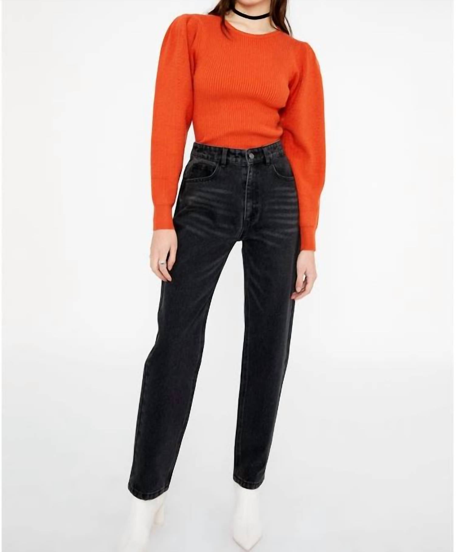 Wild Pony - Round Neck Ribbed Sweater