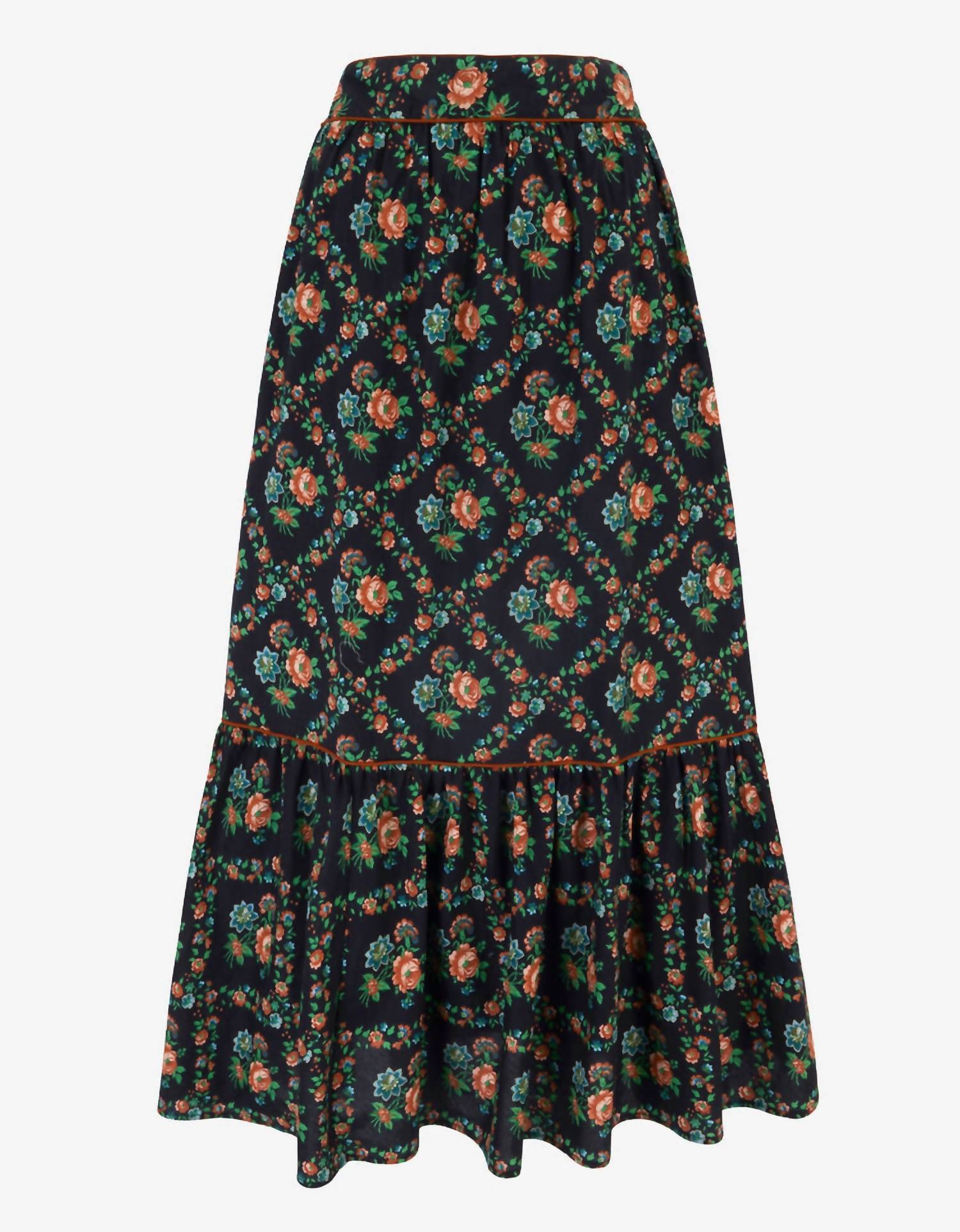 Pink City Prints - Mabel Midi Skirt