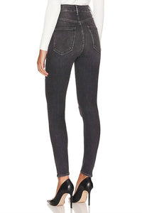 Mother Tippy Top Looker Jean in the night is watching - women's jeans - alternate view