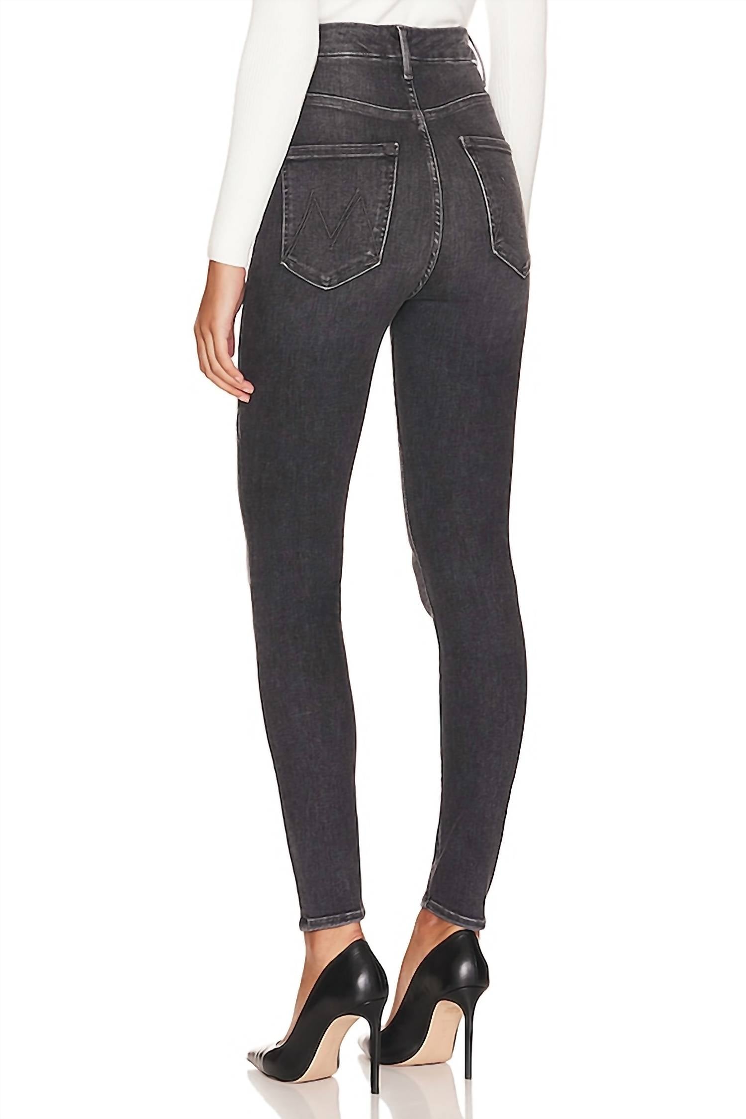 Mother Tippy Top Looker Jean in the night is watching - women's jeans - alternate view