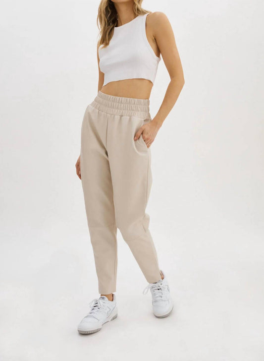 Lamarque - Nineta Leather Joggers