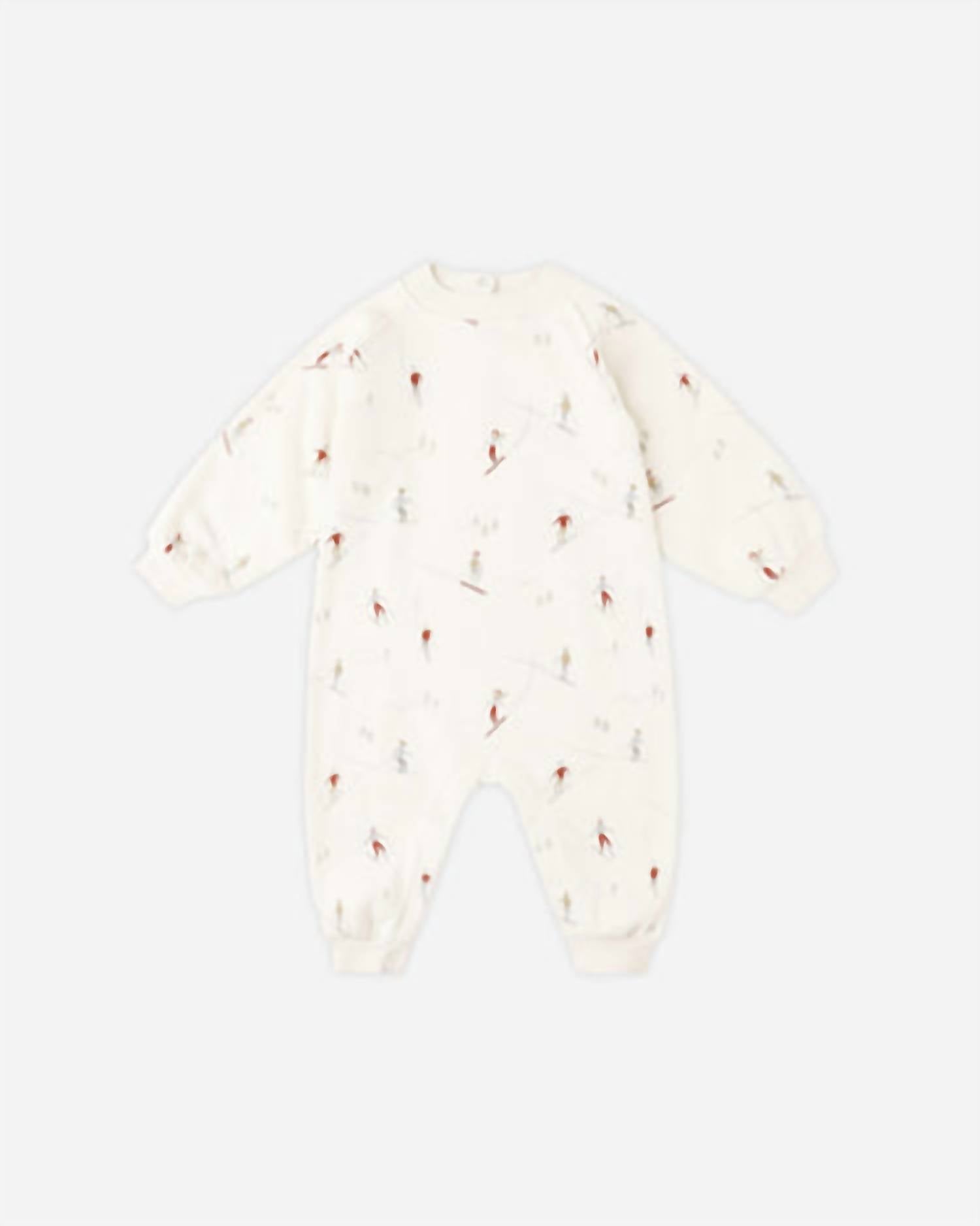 Rylee + Cru Kid's Raglan Jumpsuit in skiers - kids' item - alternate view