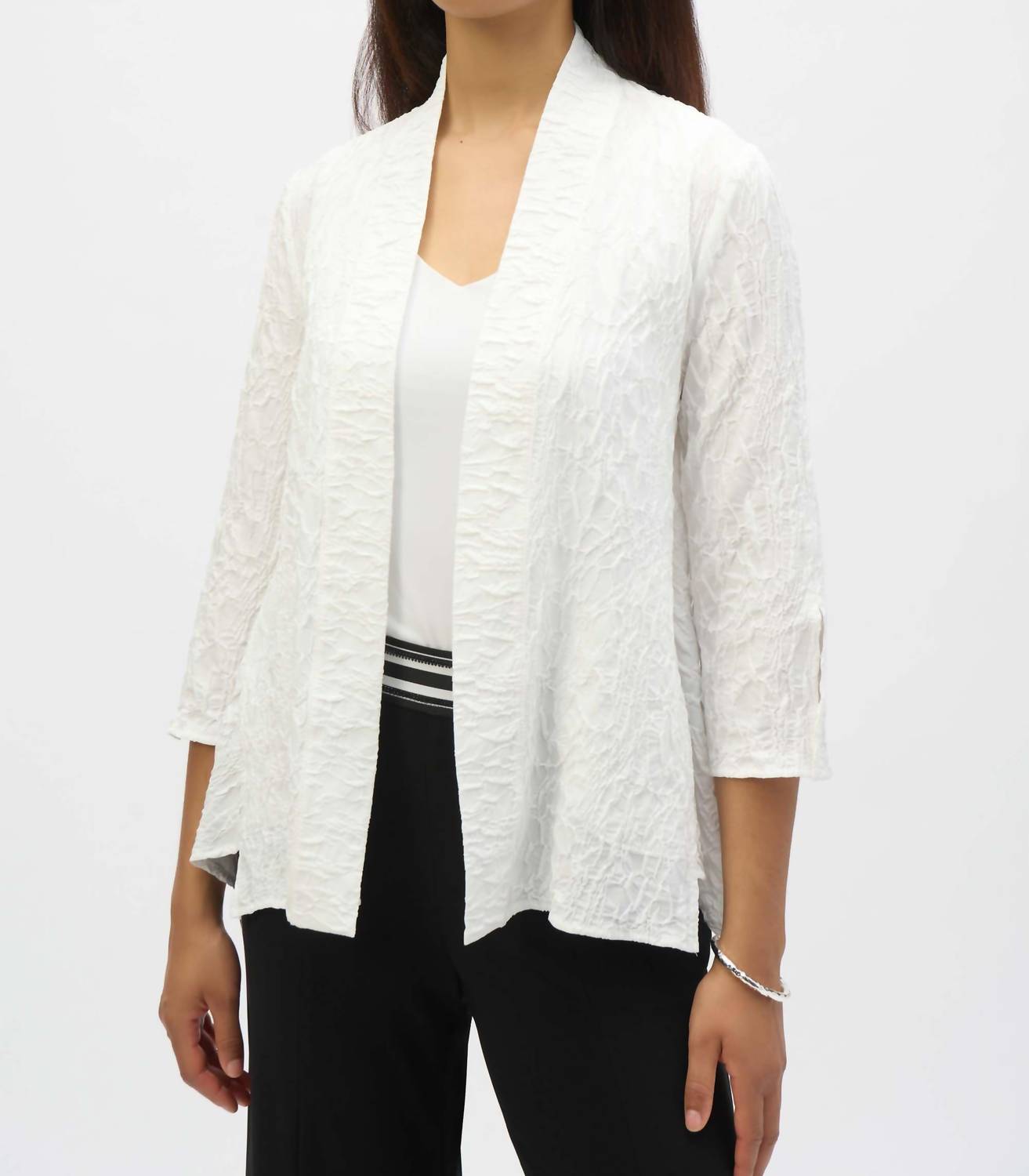 Joseph Ribkoff - Open Front 3/4 Sleeve Cardigan