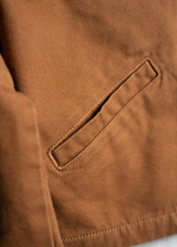 Iron & Resin Basset Buffalo Flannel Lined Jacket in cognac - women's jacket - view 4