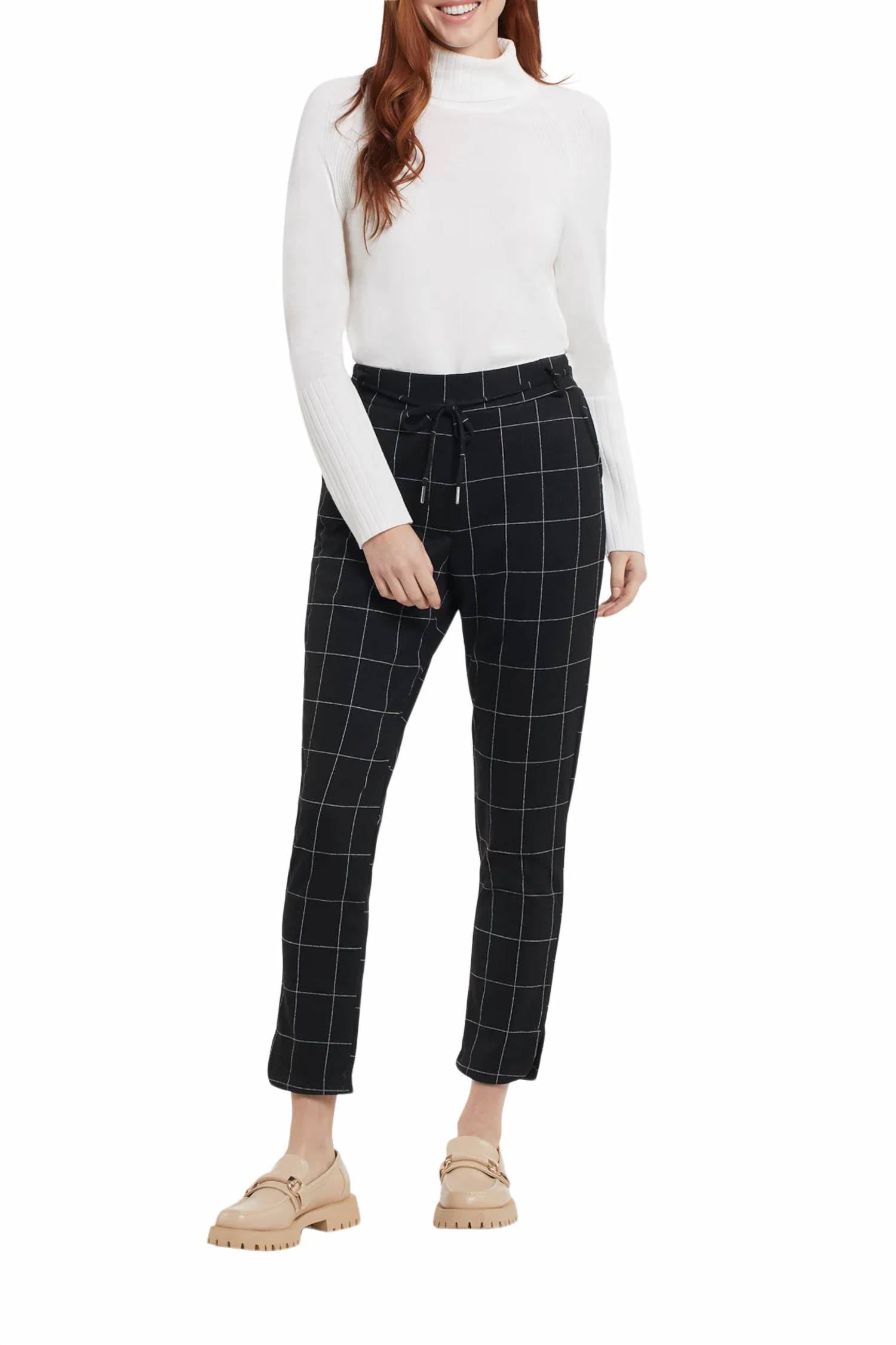 Tribal - Patsy Pull On Ankle Pant With Rounded Hem