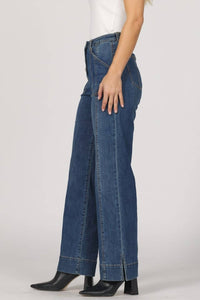 DEAR JOHN DENIM Holly Straight Leg Jeans in kentfield - women's jeans - detail view