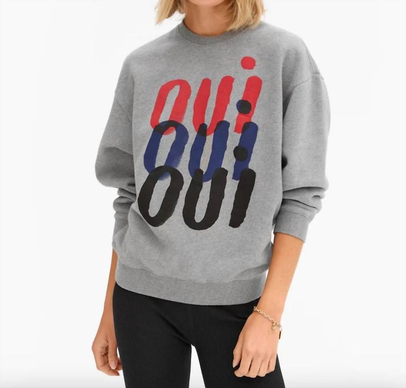 Clare V. - Oversized Triple Oui Sweatshirt