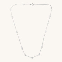 Nikki Smith Designs Women's Camille Pearl Necklace in silver - women's jewelry