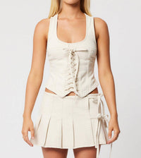 Abrand Jeans - Pleated Wrap Skirt