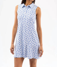 SMITH & QUINN Gracie Golf Mini Dress in sea poppy - women's dress - alternate view