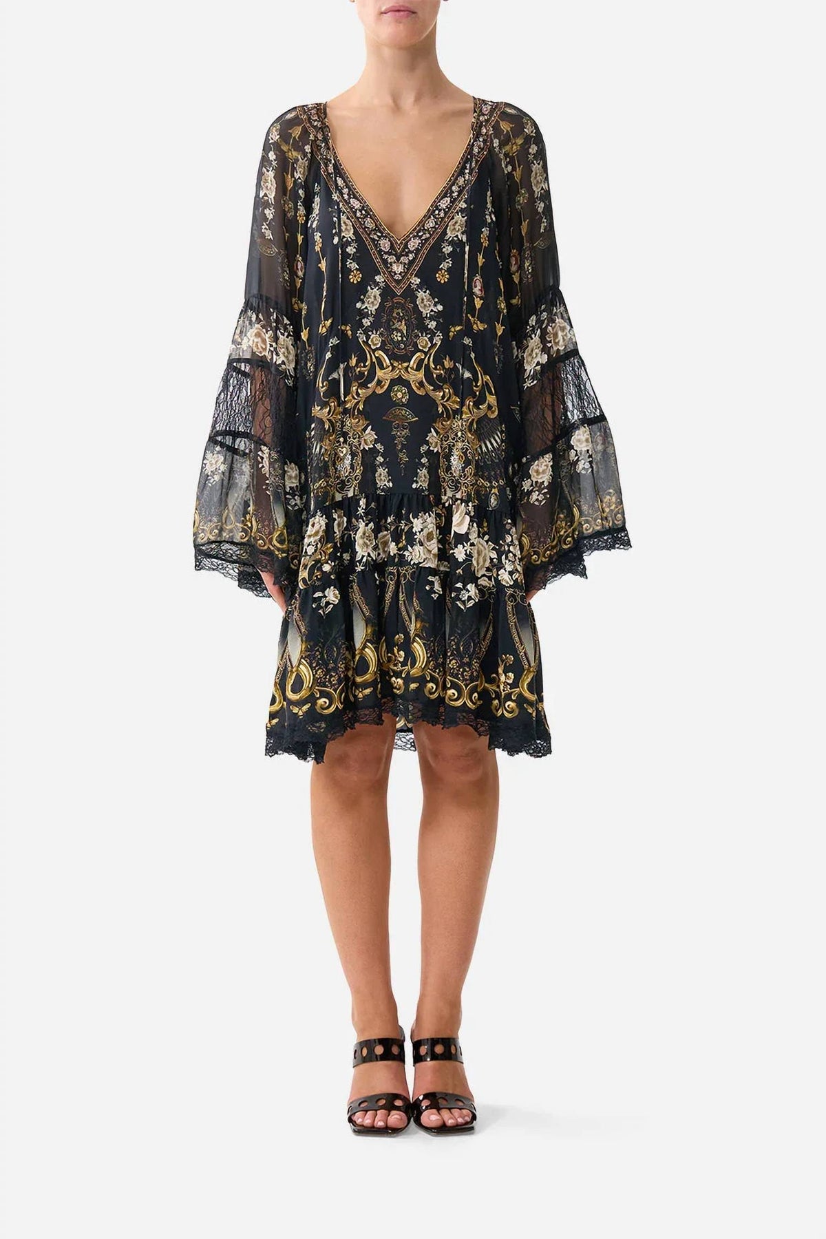 Camilla - Gathered Panel Dress