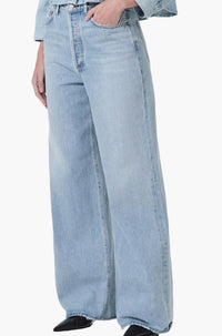 Agolde - Dame High Rise Wide Leg Jean