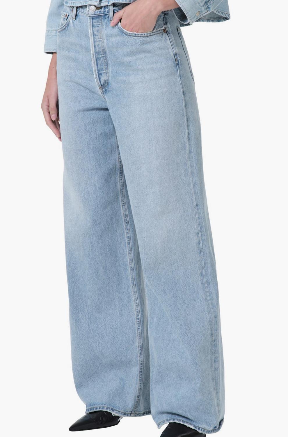 Agolde - Dame High Rise Wide Leg Jean