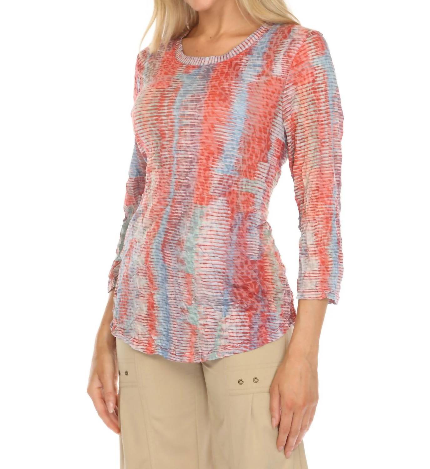 Carine - Round Neck Top