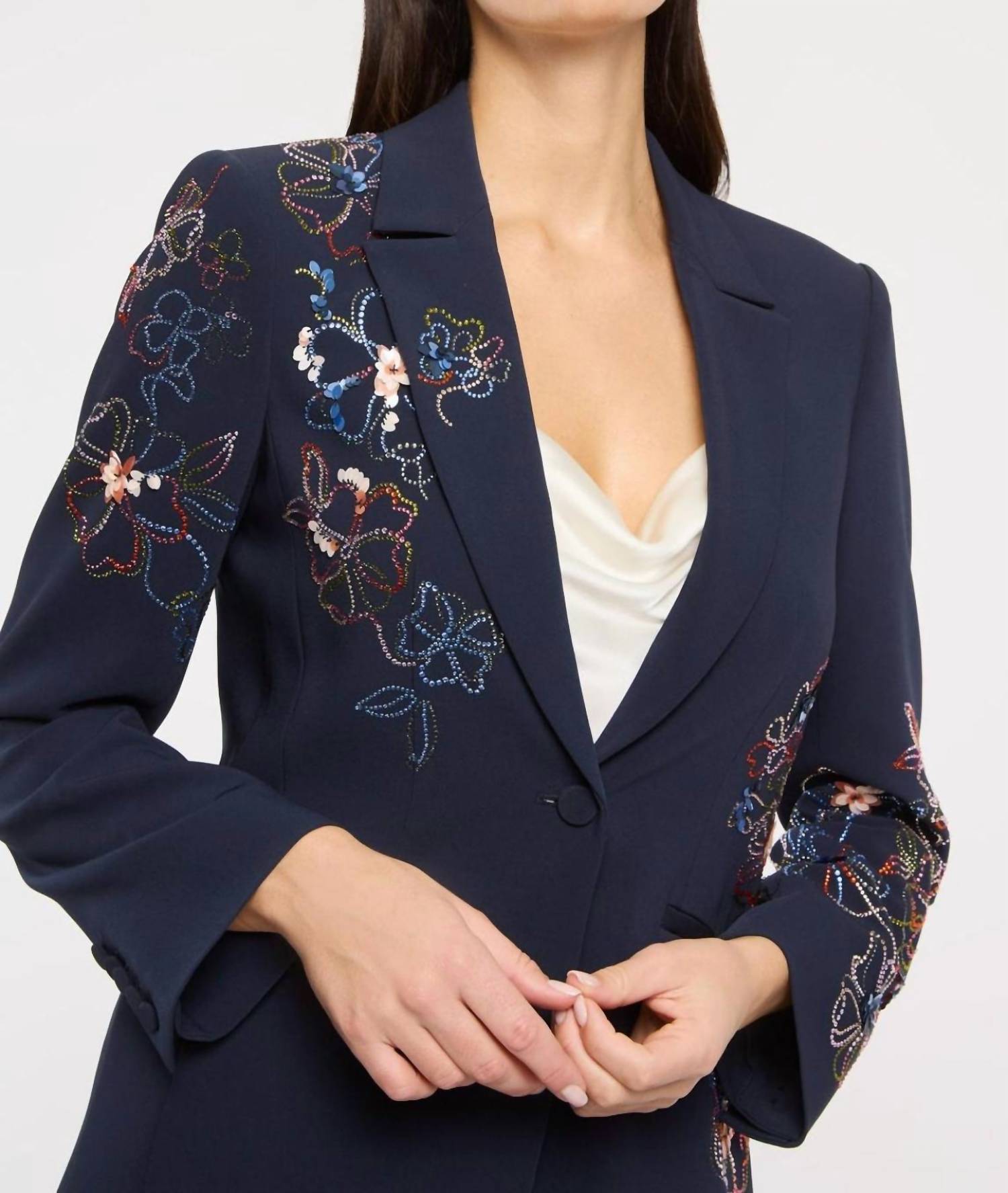 Cinq A Sept - Blooming Linework Karlie Blazer