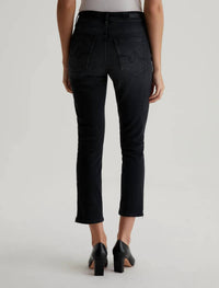Ag Jeans - Mari Crop Moto Slim Straight Cut Jeans