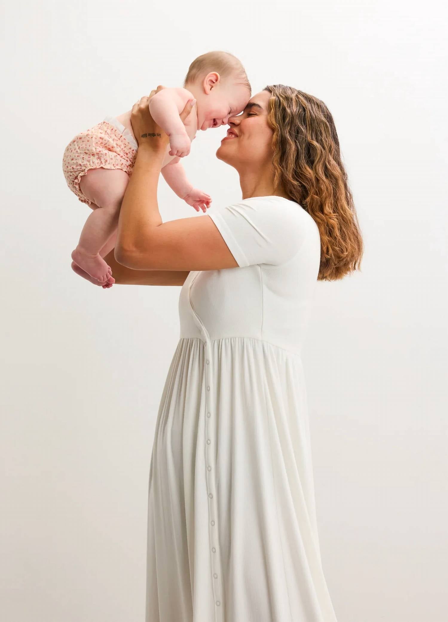 Hatch - Softest Rib Side Seam Nursing Maxi Dress
