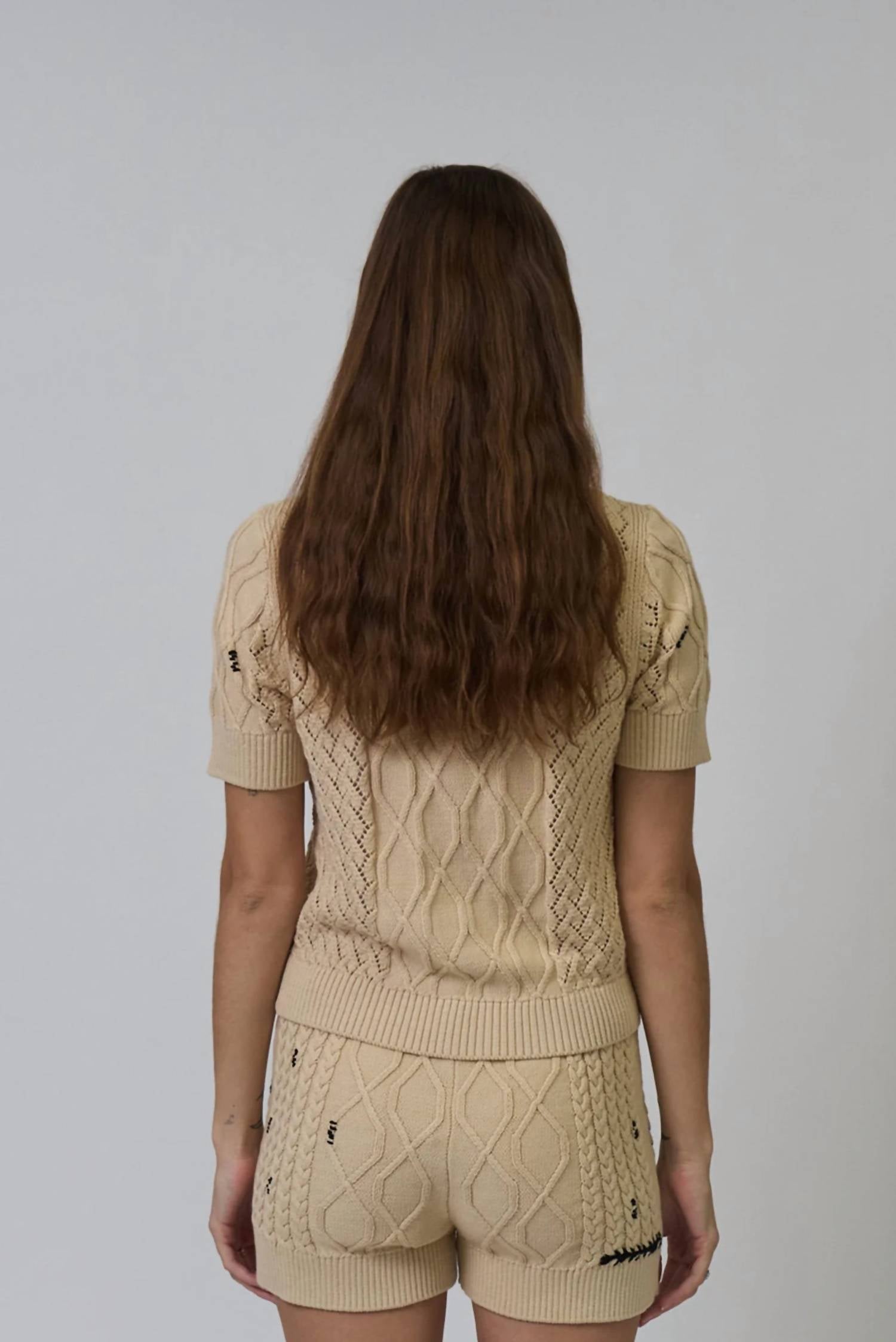 Central Park West - Jaden Short Sleeve Cardigan