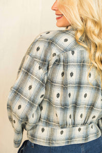 Ivy Jane - Plaid Tie Top