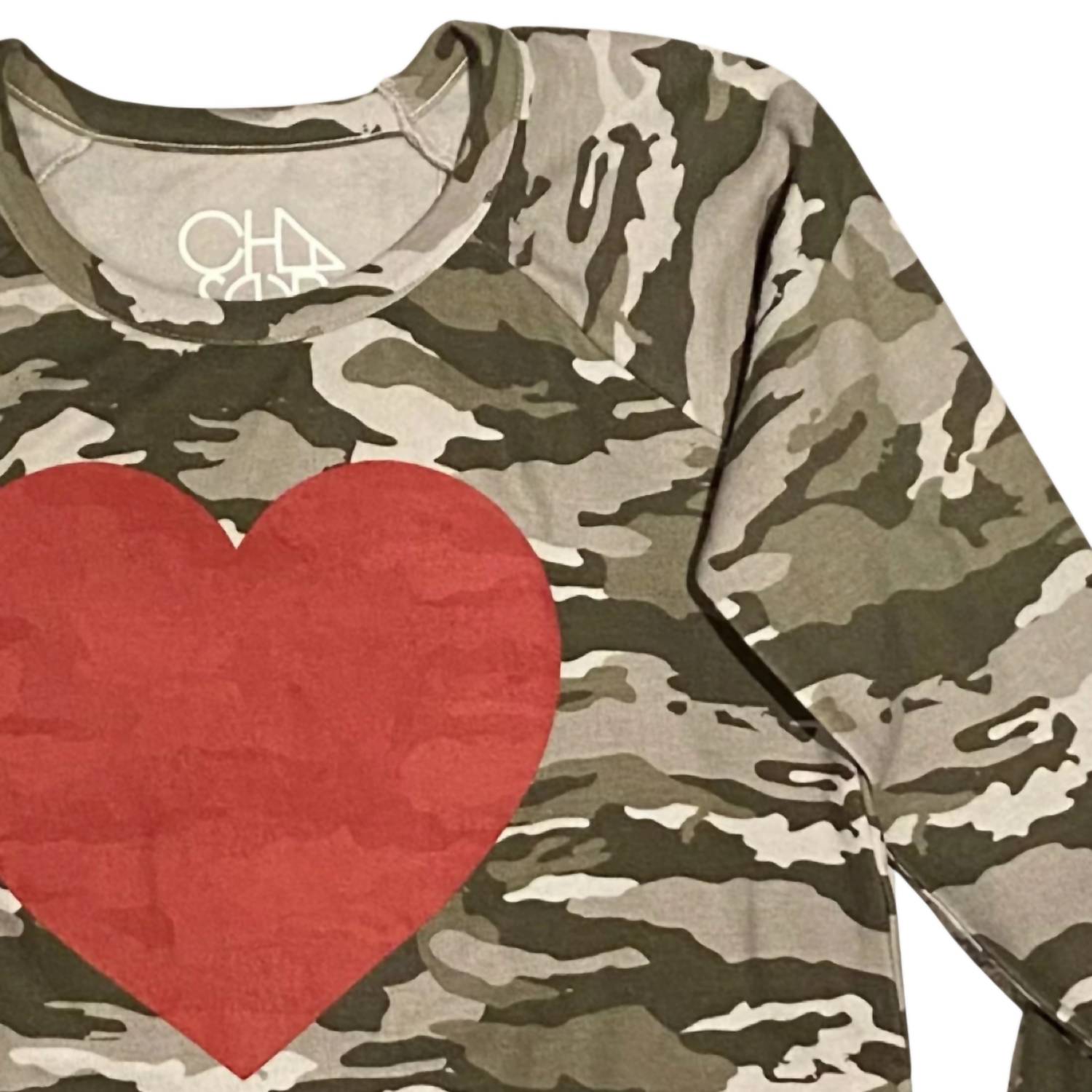 Chaser - Women's Heart Pullover Long Sleeve Tee
