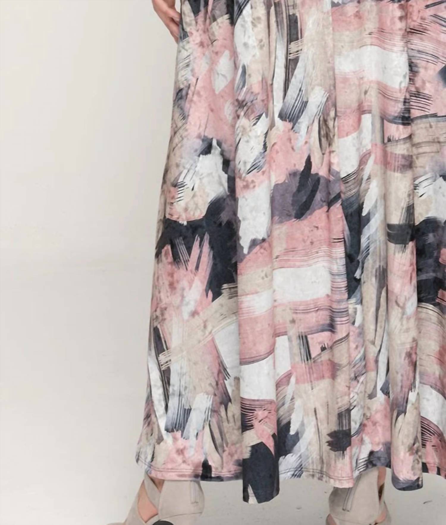 Kmw - Velvet Swirl Maxi Dress