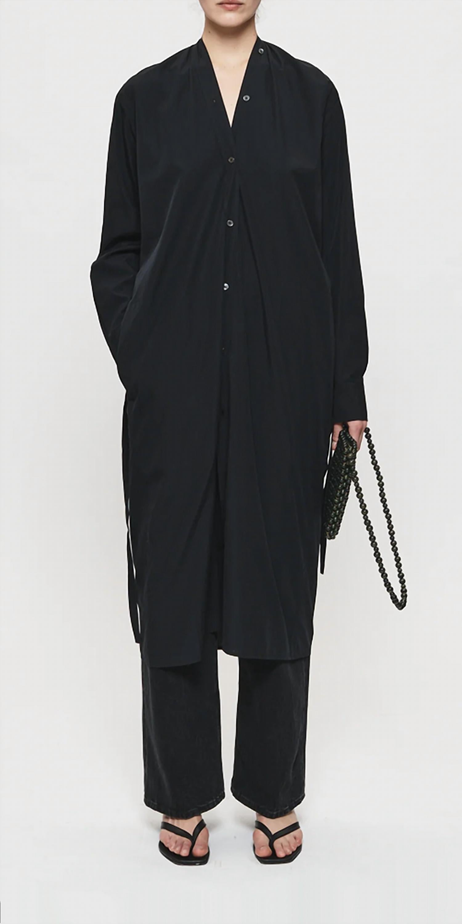 6397 - Women's Colarless Shirtdress