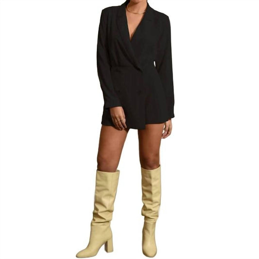 Adelyn Rae - Adele Soft Blazer Romper