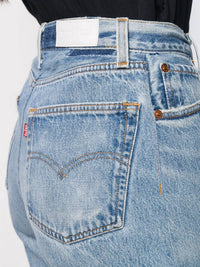 Re/Done - High Rise Wide Leg Crop Jeans