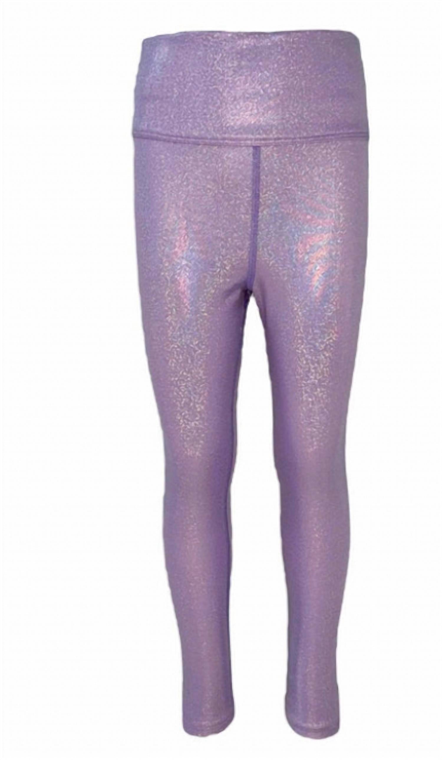 Lola + The Boys - Girls' Shimmer athletic leggings