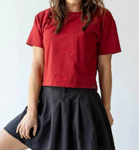 Gameday Social - Arkansas Heavyweight Crop Tee
