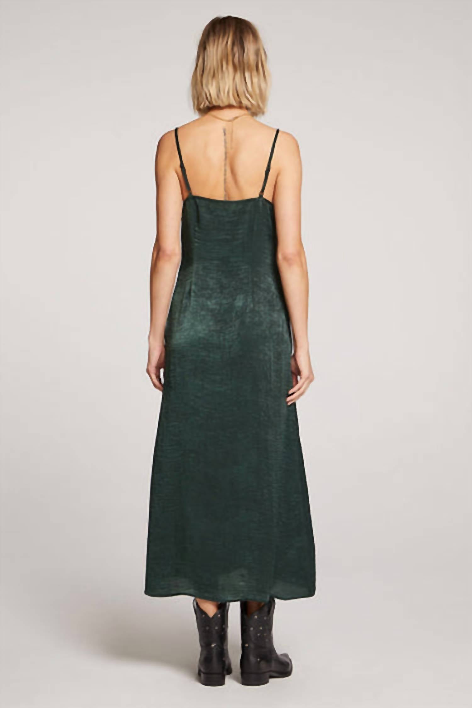 saltwater LUXE Isabella Midi Dress in twilight - women's dress - detail view