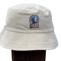 PARAJUMPERS Women's Corduroy Bucket Hat in tapioca - women's hat - detail view