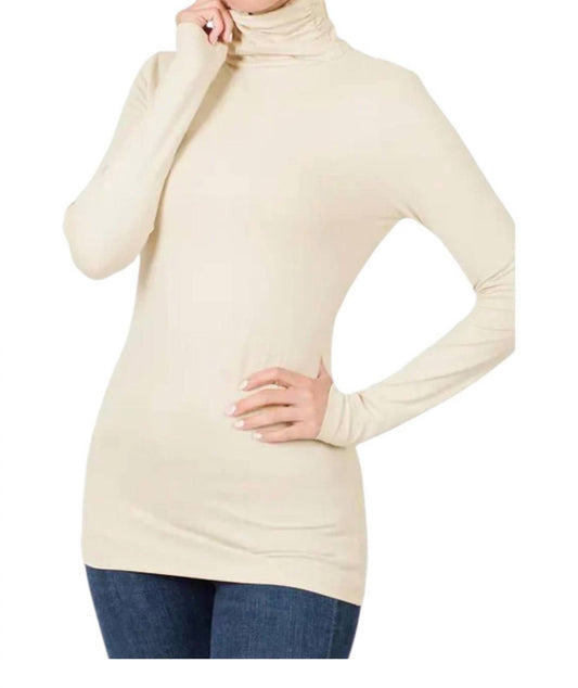 Zenana - Luxe Rayon Turtleneck Top