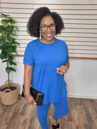 Zenana - Short Sleeve Lounge Set