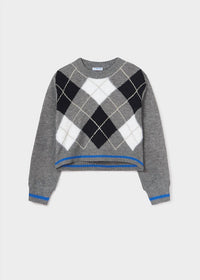 Mayoral - Girls' Prepschool Argyle Sweater