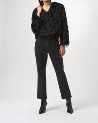 Joseph Ribkoff Classic Straight Leg Jeans in charcoal - women's jeans