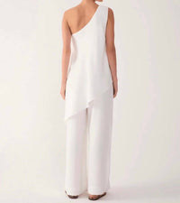Dress To - One-shoulder Overlay Jumpsuit