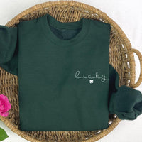 Par.Tees By Party On - Women's St. Patrick's Day Lucky Sweatshirt