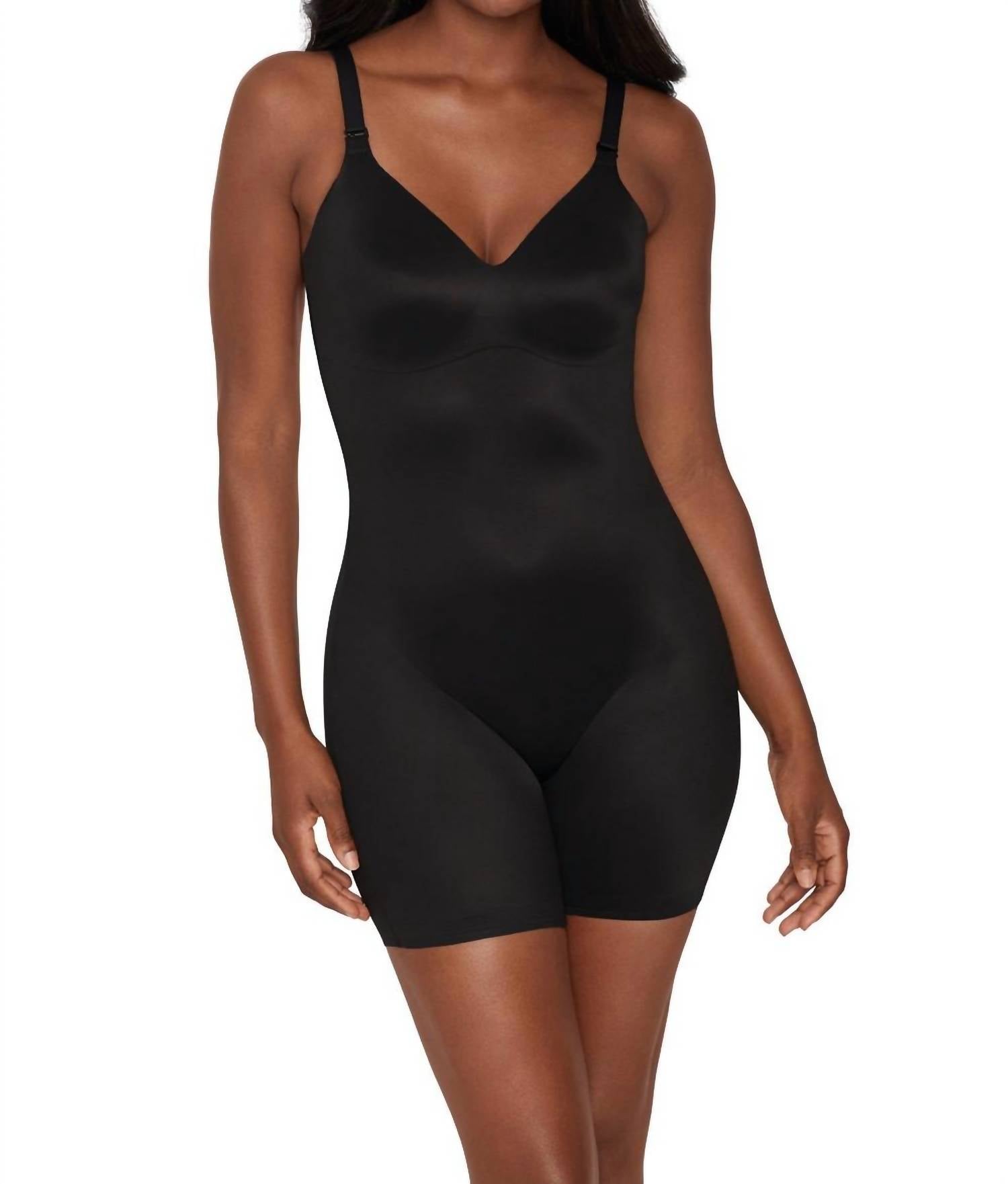 Miraclesuit Show Stopper Low Back All-in-one Bike Short in one bike short in black - women's intimate