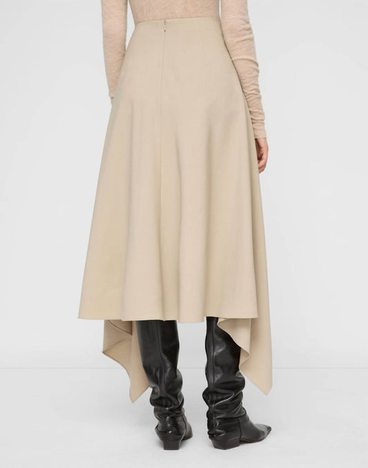 Lafayette 148 - Responsible Stretch Wool Handkerchief Skirt