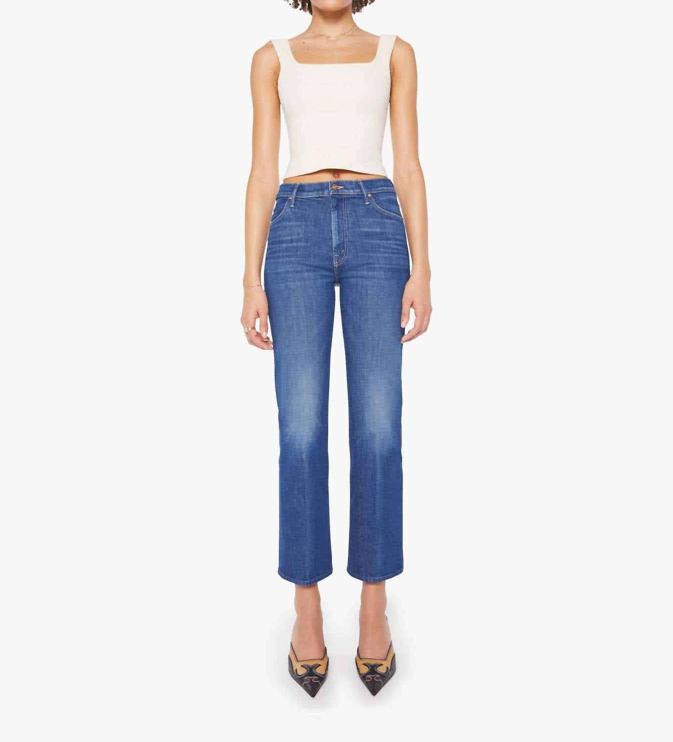 Mother - Kick It Flood Straight Leg Jeans