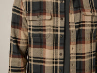 7Diamonds Generation Long Sleeve Shirt in petrol navy - men's shirt - detail view