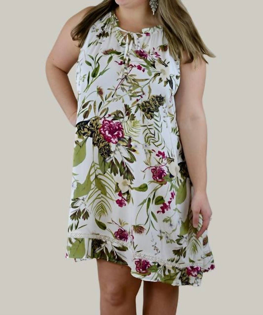 Umgee - Floral Shift Dress - Plus