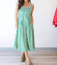 Thml - Women's Lila Gingham Pattern Dress