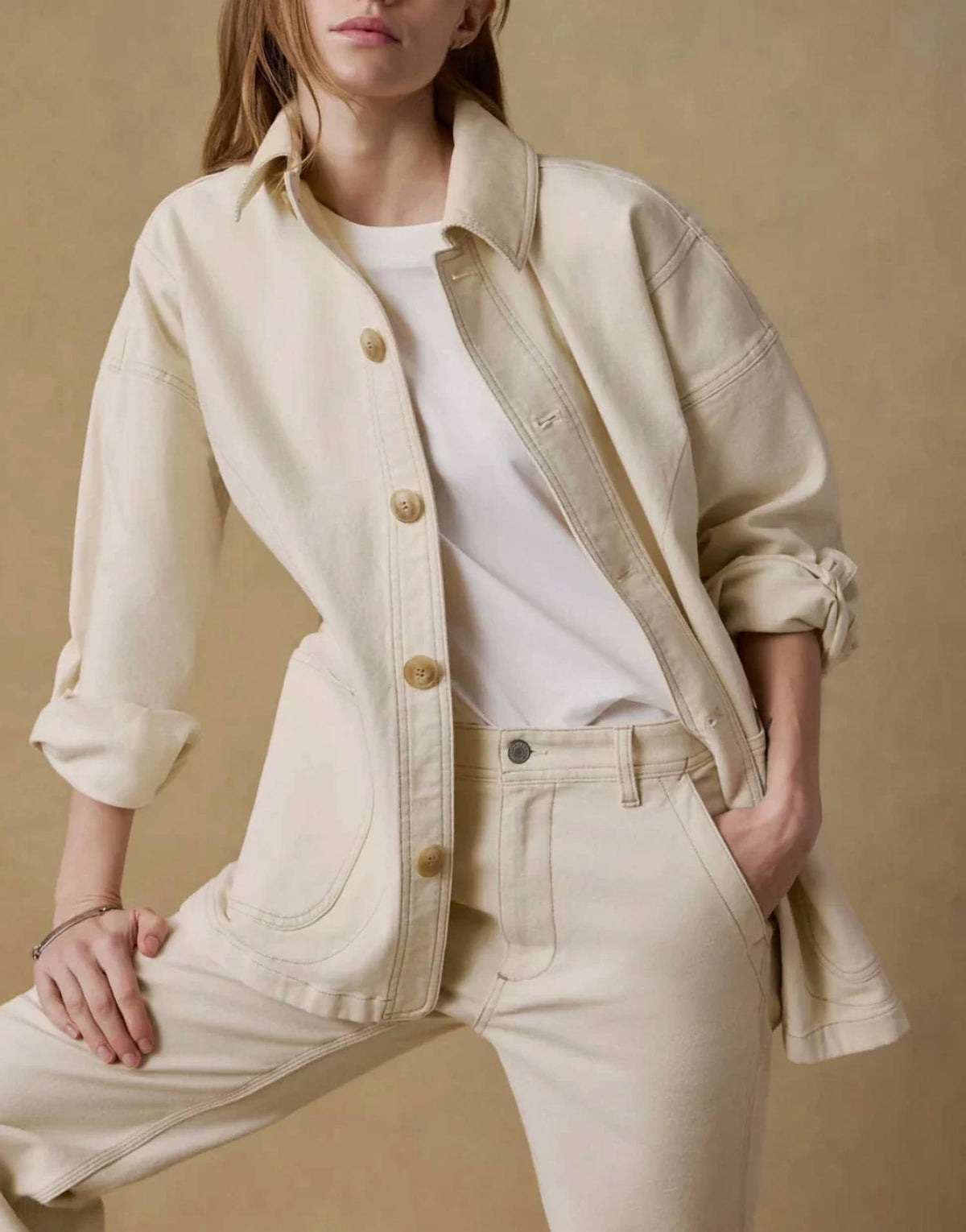 Faherty - Sunwashed Canvas Chore Jacket